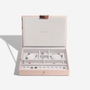 Кутия за гривни с капак, Stackers Classic Charm, розов Блъш Кутия за гривни с капак, Stackers Classic Charm, розов Блъш